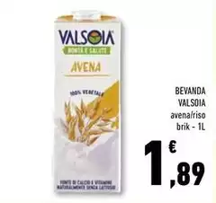 Valsoia - Bevanda