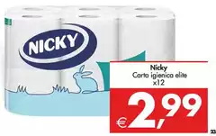 Nicky - Carta Igienica Elite
