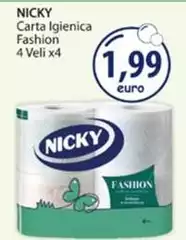 Nicky - Carta Igienica Fashion 4 Veli X4