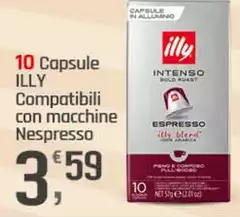 Illy - 10 Capsule Compatibili Con Macchine Nespresso