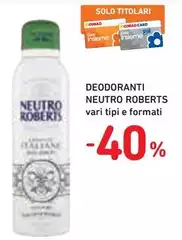 Neutro Roberts - Deodoranti