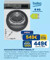 Beko - Asciugatrice BMEUT481SAI_IT 