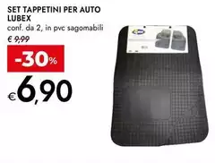 Lubex - Set Tappetini Per Auto