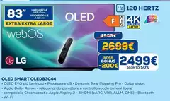 LG - Oled Smart OLED83C44 