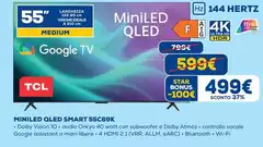 TCL - Miniled Qled Smart 55C69K 