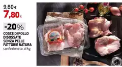 Fattorie Natura - Cosce Di Pollo Disossate Senza Pelle