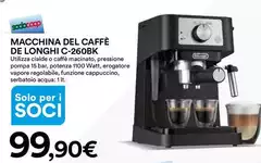 De Longhi - Macchina Del Caffè C-260BK