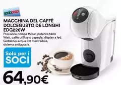 De Longhi - Macchina Del Caffè Dolcegusto  Edg226w