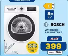 Bosch - WTH85208II Asciugatrice