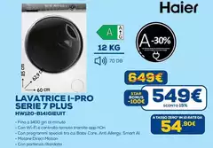 Haier - Lavatrice I-Pro Serie 7 Plus HW120-B14IGIEUT