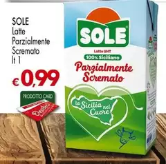 Sole - Latte Parzialmente Scremato