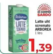 Arborea - Latte UHT Scremato