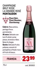 Champagne Brut Rose La Grande Rosé