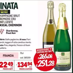 Brut - Hampagne  Premiere Cru Influente