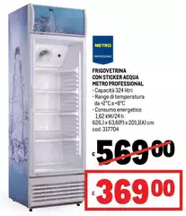 Frigoverina Con Sticker Acqua