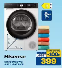 Hisense - DH3S802BW2 Asciugatrice