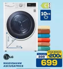 LG - RH10V9AV4W Asciugatrice