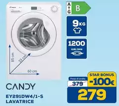 Candy - EY291DW4/1-S Lavatrice