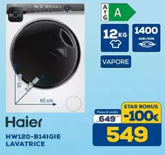 Haier - HW120-B14IGIE Lavatrice
