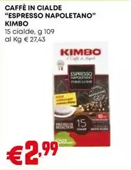 Kimbo - Caffè In Cialde "Espresso Napoletano"