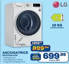 LG - Asciugatrice RH1098AV4W