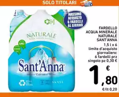 Sant'anna - Fardello Acqua Minerale Naturale