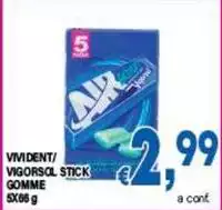Vivident - / Vigorsol Stick Gomme