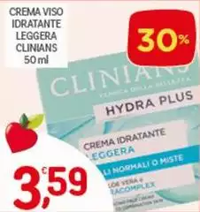 Clinians - Crema Viso Idratante Leggera
