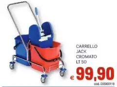 Carrello Jack Cromato