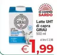 Girau - Latte UHT Di Capra