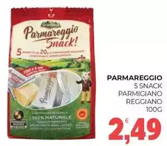 Parmareggio - 5 Snack Parmigiano Reggiano