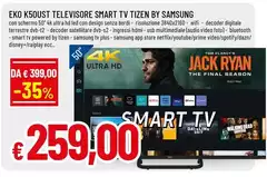 Eko - Televisore Smart Tv Tizen By Samsung