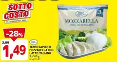 Terre sapienti - Terre Sapienti Mozzarella Con Latte Italiano