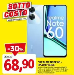 Realme -  Note 60 Smartphone