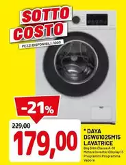 Daya -  Dsw61025m15 Lavatrice