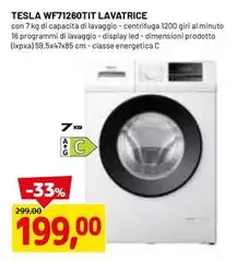 Tesla - WF71260TIT Lavatrice