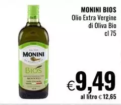Monini - Olio Extra Vergine Di Oliva Bio