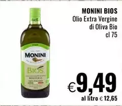 Monini - Olio Extra Vergine Di Oliva Bio