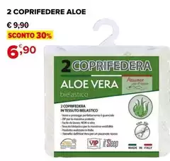 Vera - 2 Coprifedere Aloe