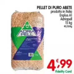 Pellet Di Puro Abete