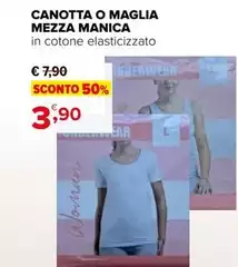 Canotta O Maglia Mezza Manica