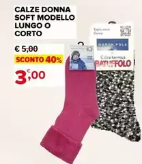 Soft - Calze Donna  Modello Lungo O Corto