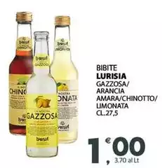 Lurisia - Bibite Gazzosa/ Arancia Amara/ Chinotto/ Limonata