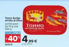 Auriga - Tonno All'Olio Di Oliva