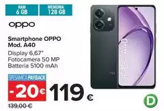 Oppo - Smartphone Mod. A40