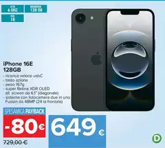 Apple - Iphone 16E 128GB