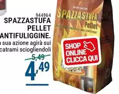 Spazzastufa Pellet Antifuliggine.