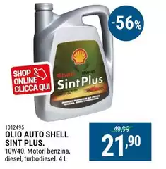 Shell - Olio Auto Sint Plus 