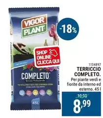 Vigorplant - Terriccio Completo. Vigorplant - Terriccio Completo.
