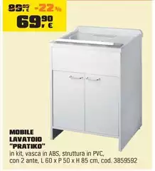 Mobile Lavatoio "Pratiko"